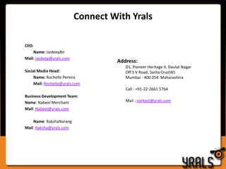 Yrals Digital Marketing - Product Suite