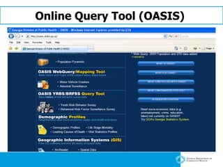 Online Query Tool (OASIS)  
