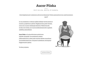 Älä yritä! Neuvoja aloittaville yrittäjille.