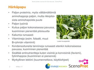 Valkuaisrikkaiden kasvien koostumus, Pirjo Mattila