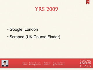 YRS Presentation Guildford