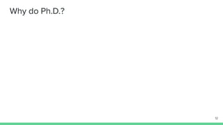 #PhDLife: Different Strokes for Different Folks 