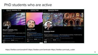 #PhDLife: Different Strokes for Different Folks 