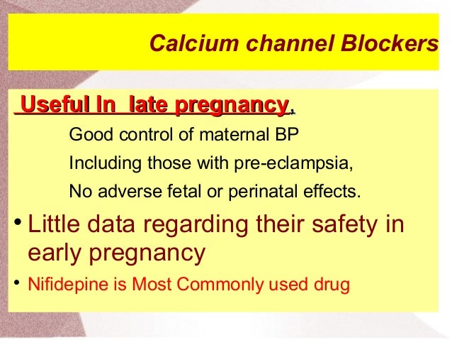Procardia Safe In Pregnancy