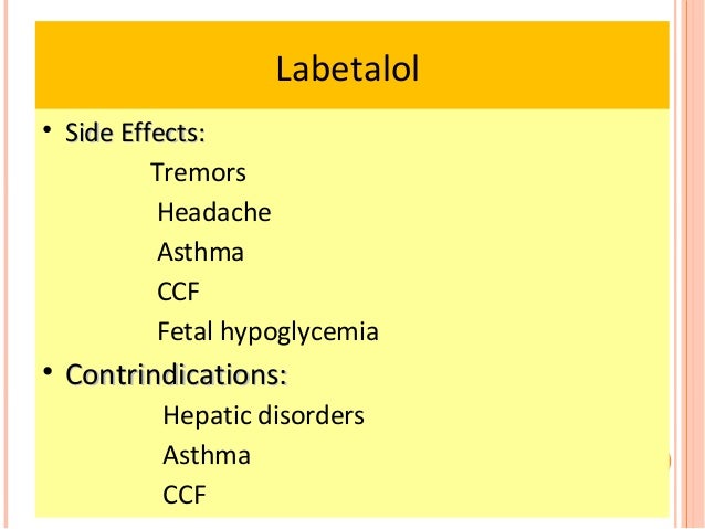 Labetalol 100 Mg While Pregnant