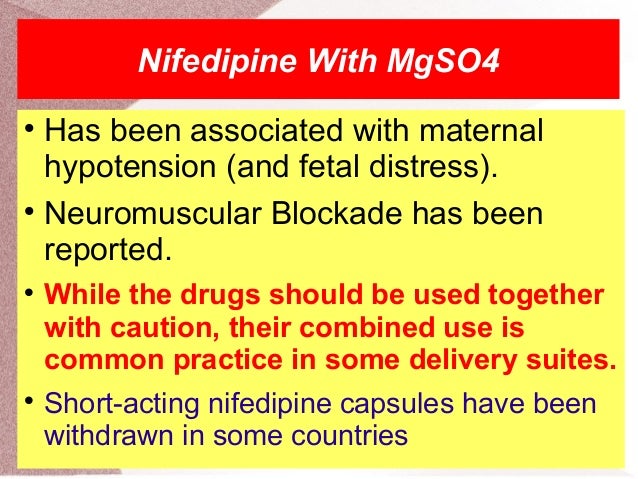 Procardia Safe In Pregnancy
