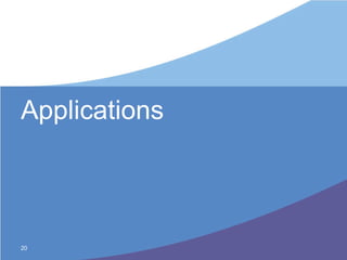 Applications 
20 
 