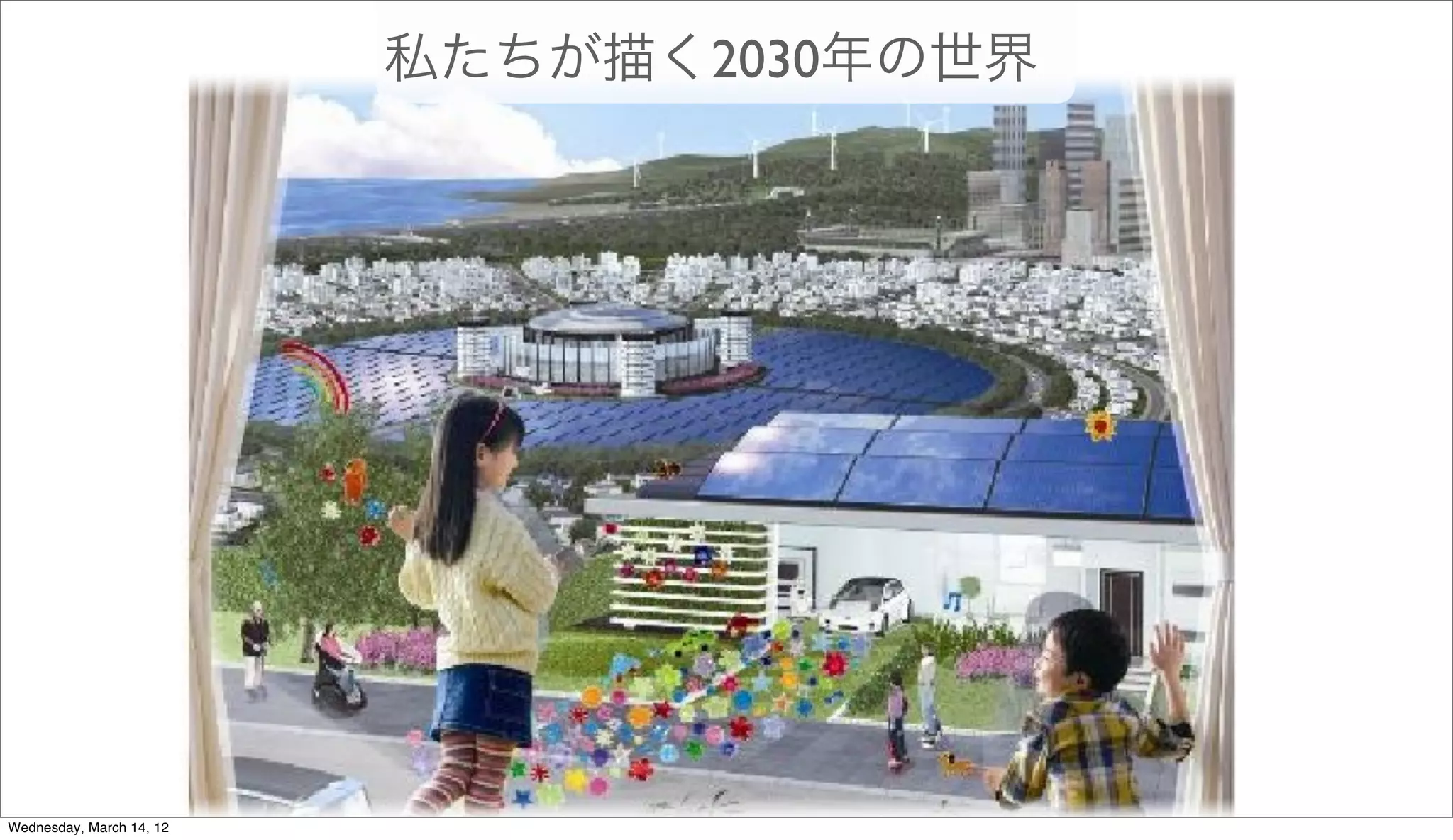 私たちが描く2030年の世界




Wednesday, March 14, 12
 