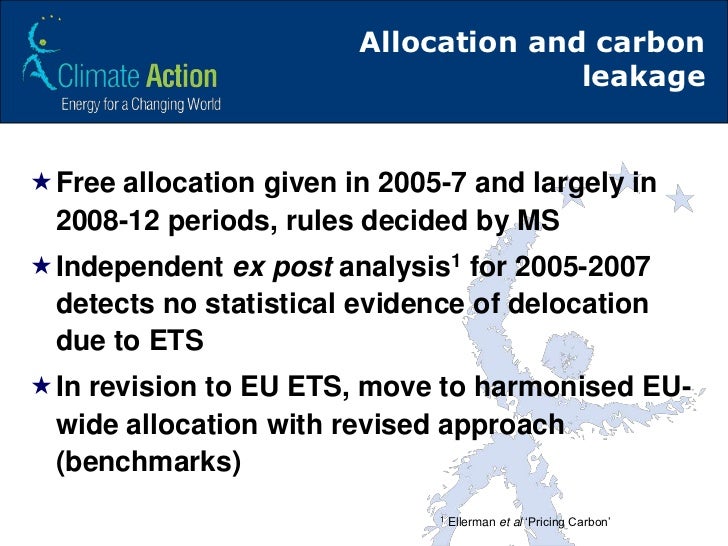 Yvon Slingenberg, Head of Unit B1- Implementation of ETS, DG CLIMA, E…