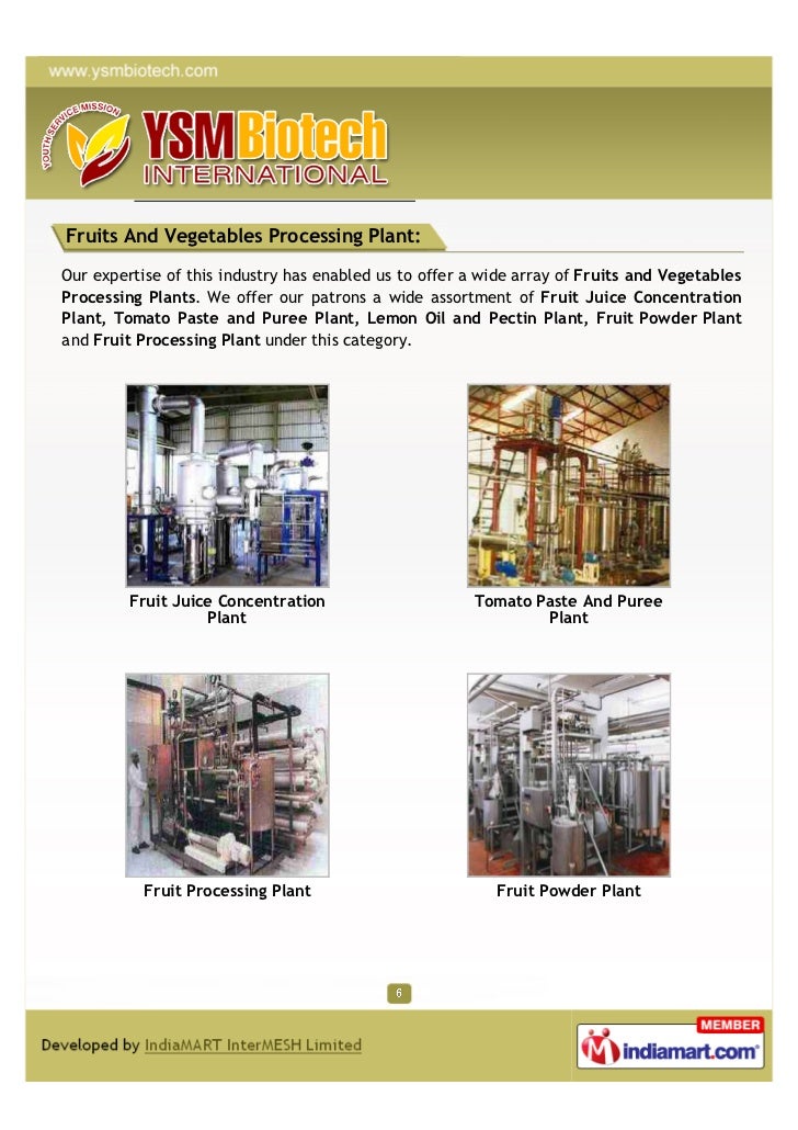 YSM Biotech International, Faridabad, Dairy Processing Plant