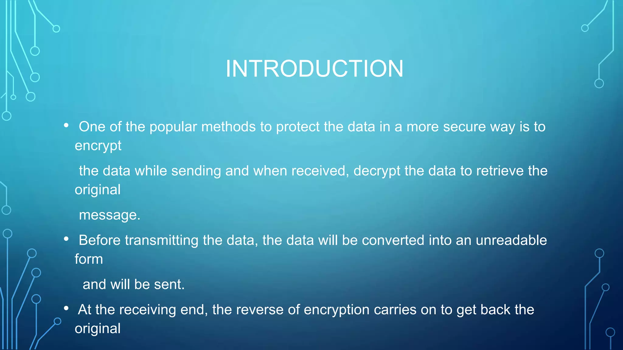 Wireless encryption & decryption in army applications.pptx