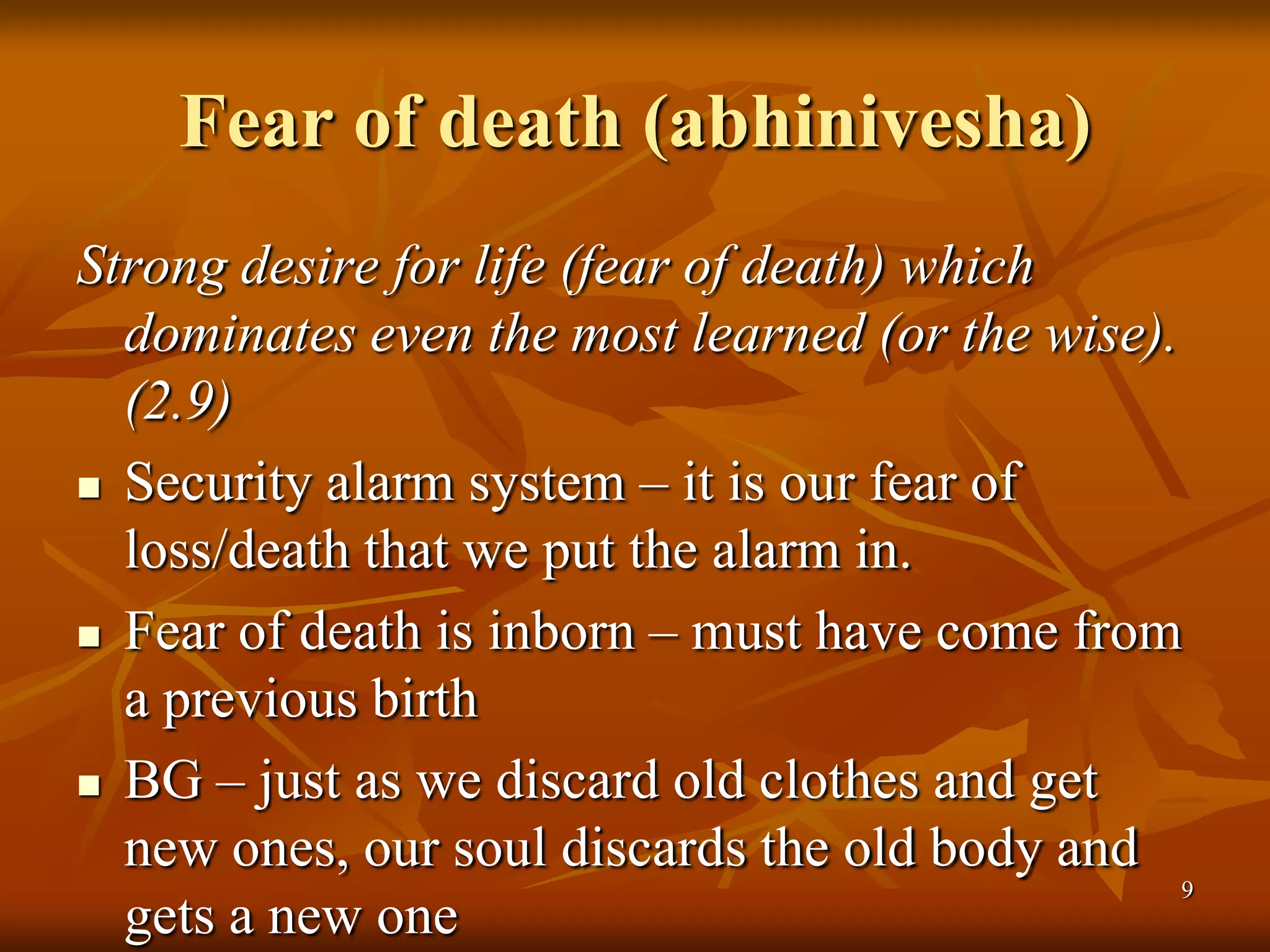 Klesha and Karma in Yoga Sutras of Patanjali