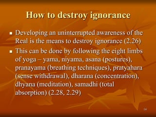 Klesha and Karma in Yoga Sutras of Patanjali