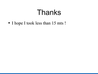 Thanks I hope I took less than 15 mts ! 