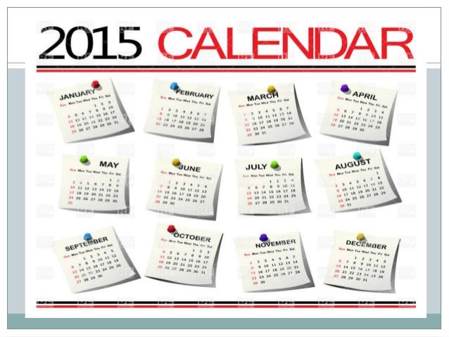 months of the year calendar