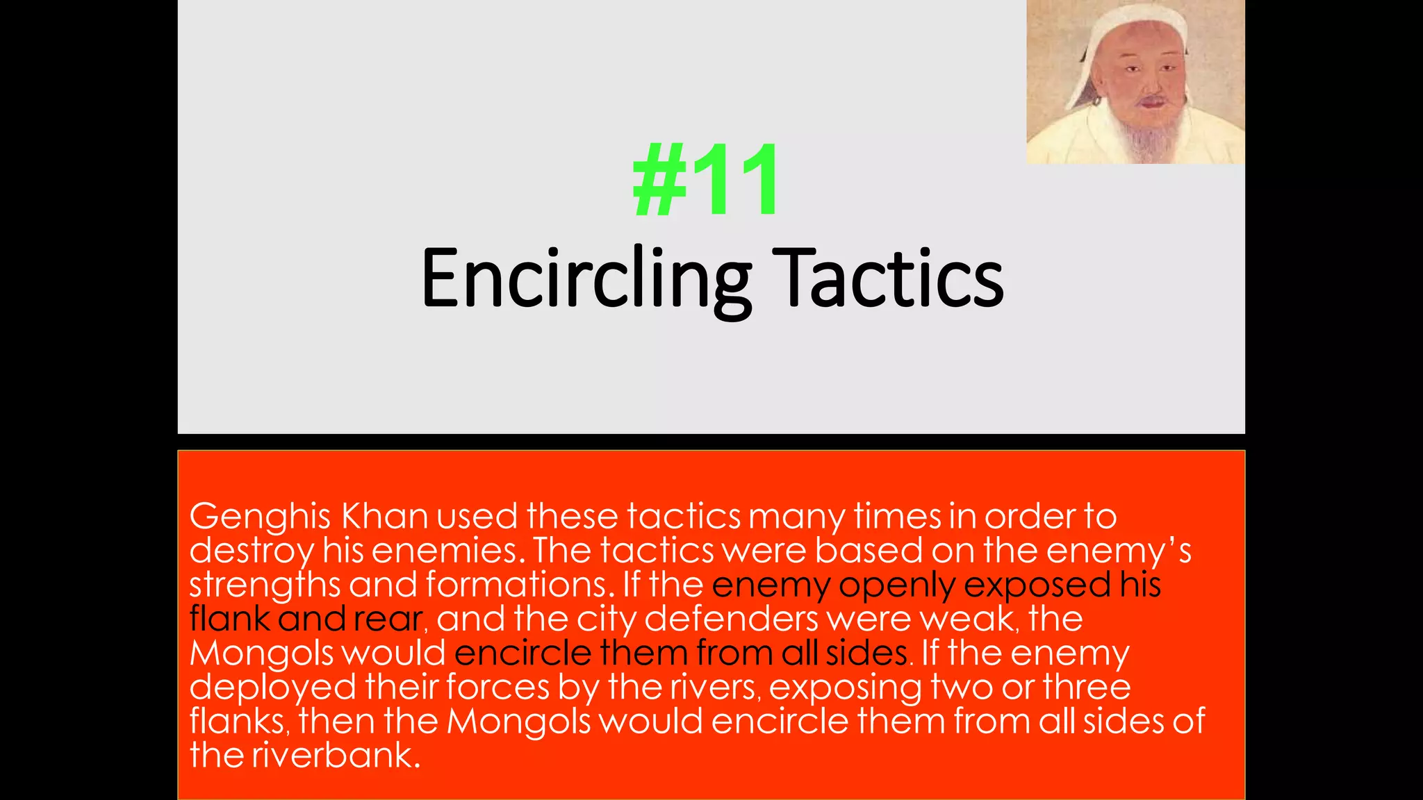 Mongols tactics | PPTX