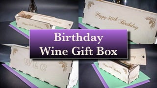 You are invited to...
Birthday
Wine Gift Box
 