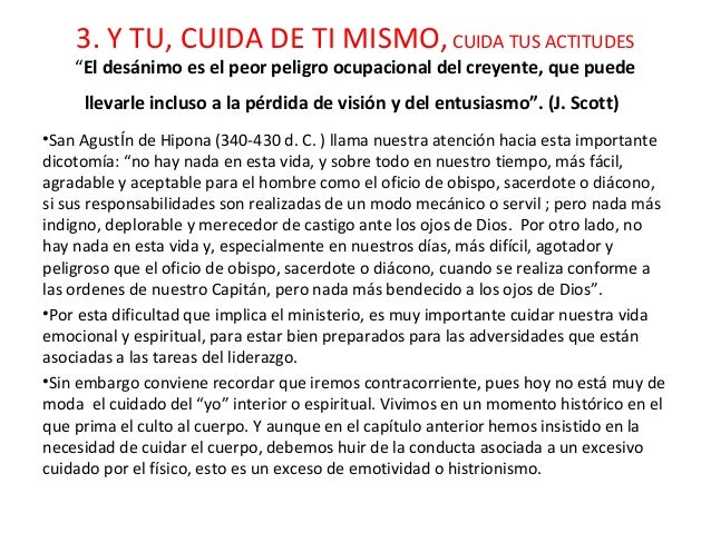 Y Tú Cuida De Ti Mismo - 