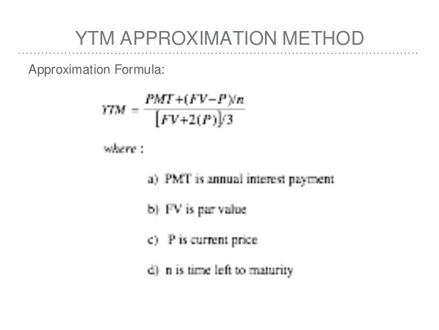 Ytm and ytc