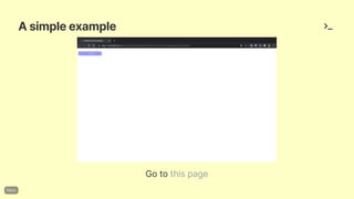 Asimpleexample
Gotothispage
 