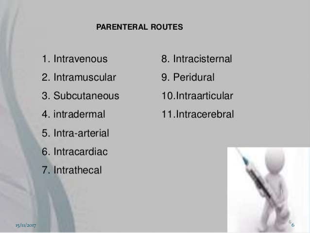 parenteral dosage form