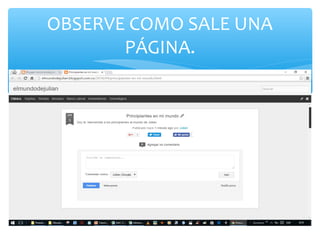 OBSERVE COMO SALE UNA
PÁGINA.