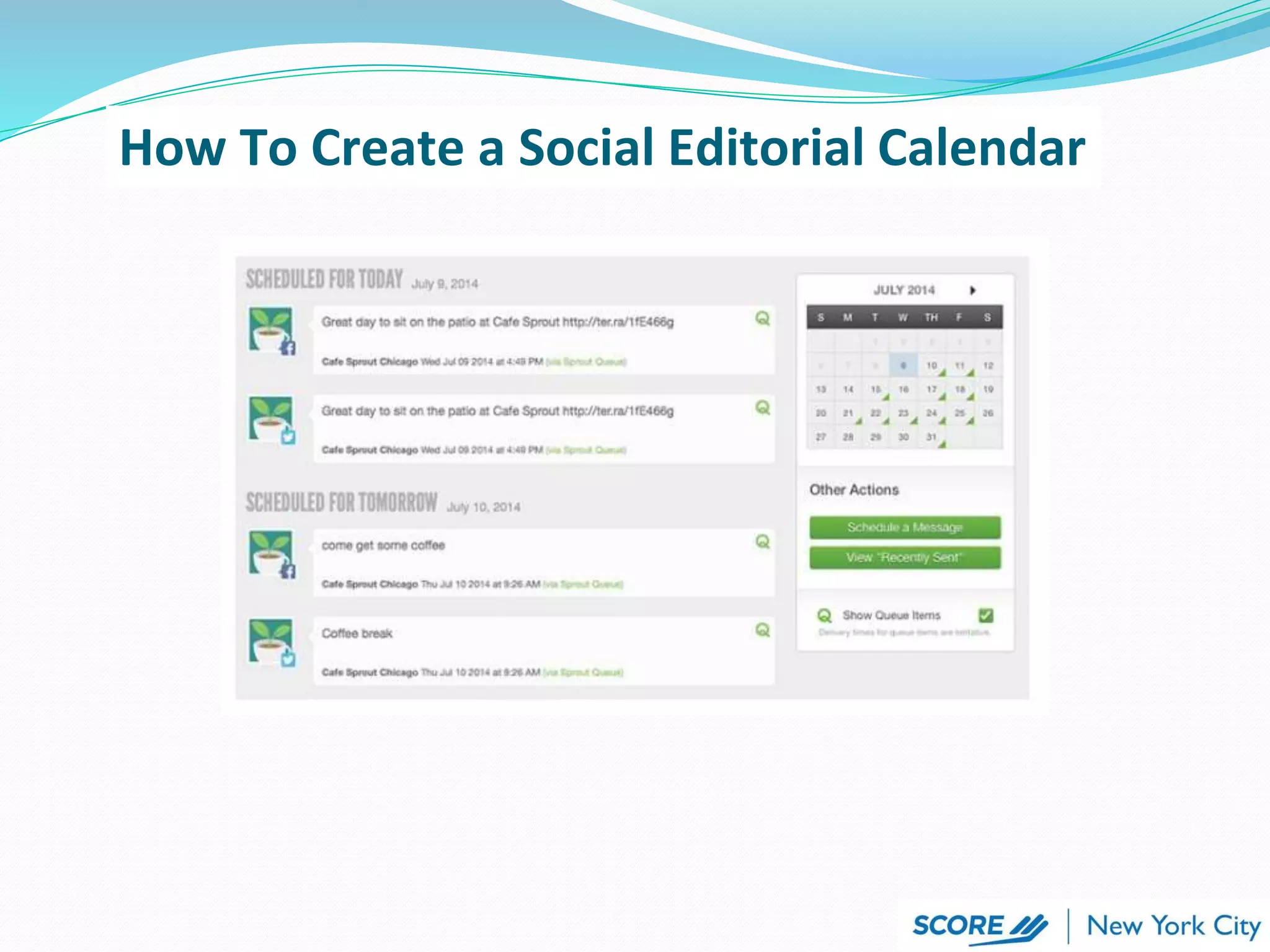 How To Create a Social Editorial Calendar
 