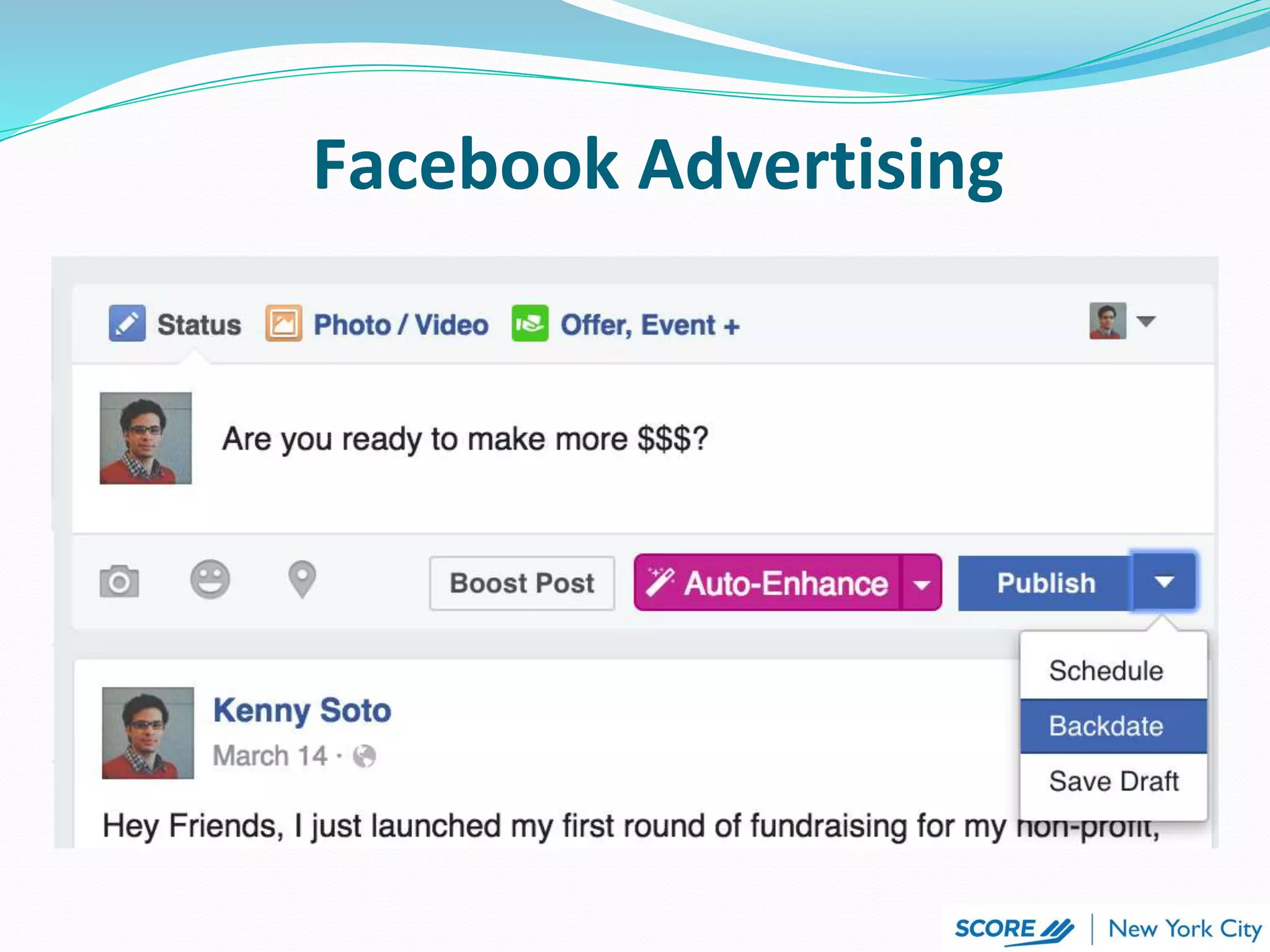 Facebook Advertising
 