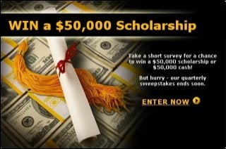 Win a Scholarship for $50,000