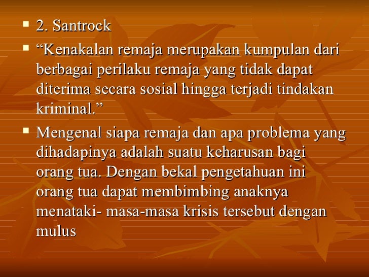 kenakalan remaja kenakalan remaja