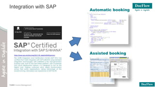 13
Integration with SAP
YUBIK Invoice Management
Automatic booking
Assisted booking
 