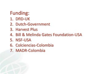 Status of Cassava Genetic Transformation at CIAT. 