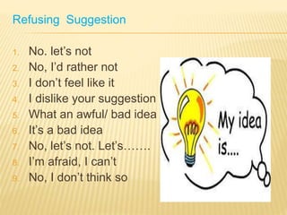 Suggest and Offer | PPTX