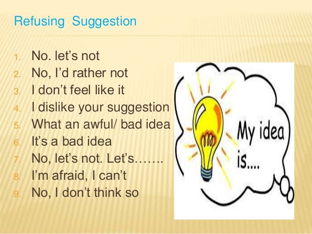 Suggest and Offer Suggest and Offer