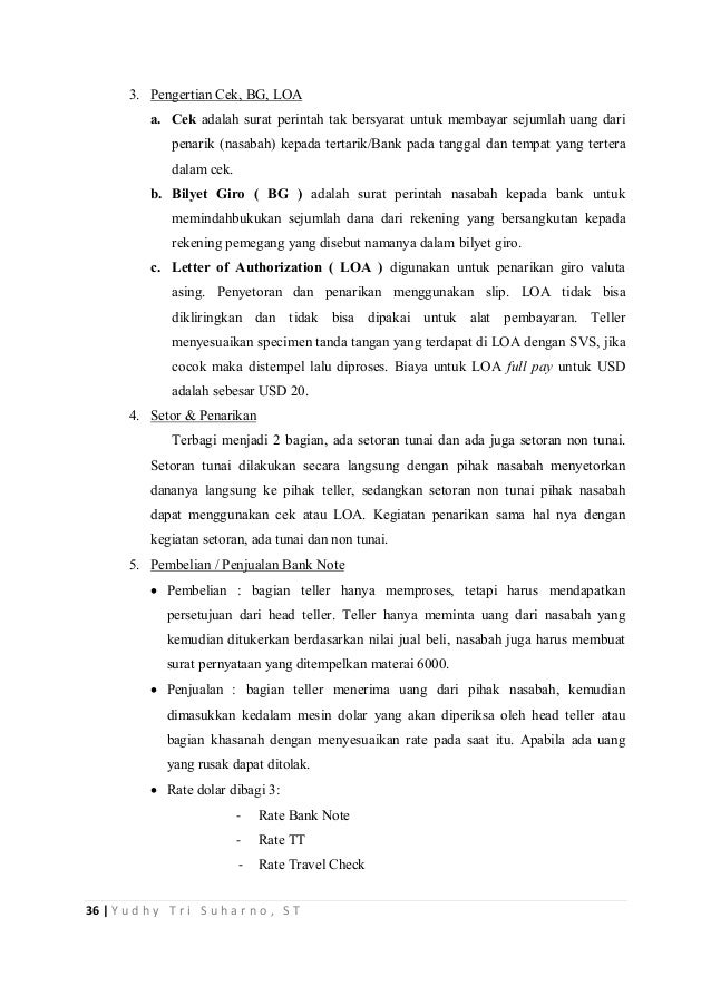 Contoh Surat Jaminan Dari Bank