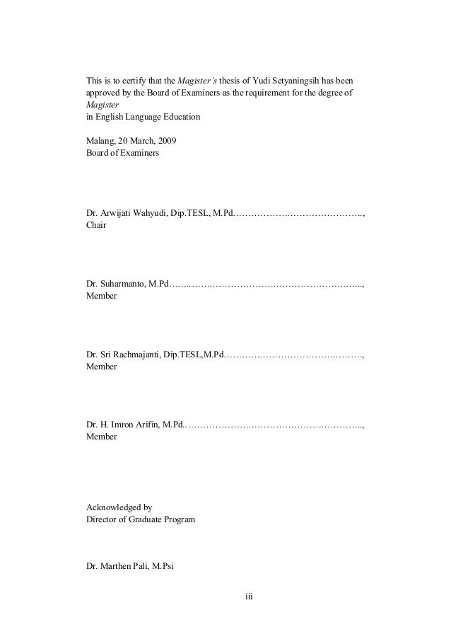English language teaching phd thesis