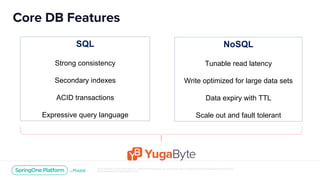 YugaByte DB—A Planet-Scale Database for Low Latency Transactional Apps ...
