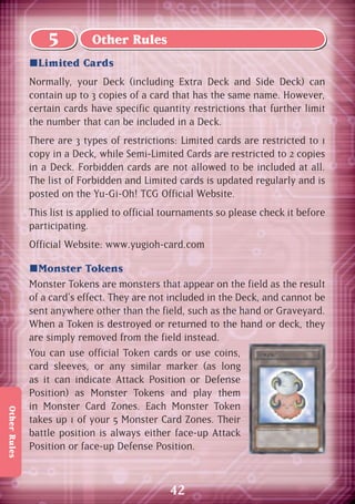 Yu-gi-oh GX Rulebook | PDF