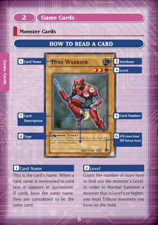 how to read yugioh cards Come leggere e interpretare le carte #1 Yu-gi-oh GX Rulebook | PDF