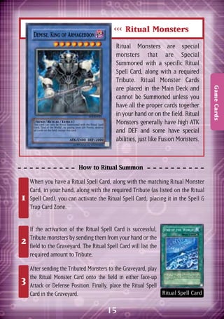 Five Monster Ritual Yu-gi-oh 5Ds Official Rulebook | PDF