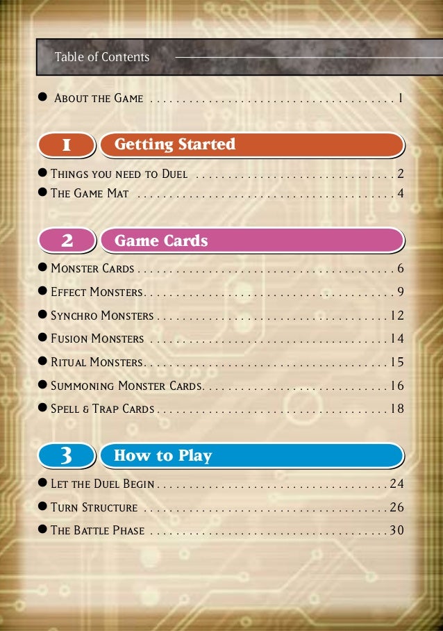 Yugioh 5Ds Official Rulebook