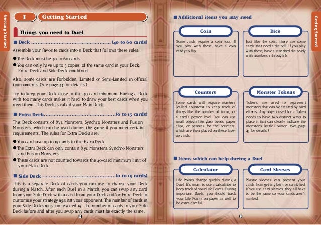 yu gi oh zexal official rulebook