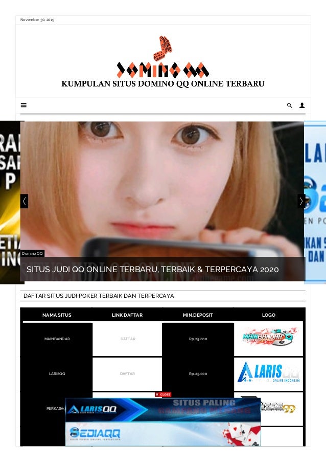 Situs Judi Qq Terbaru Dan Terpercaya
