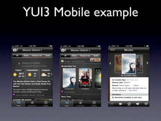 YUI3 Mobile example
 