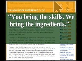 “ You bring the skills. We bring the ingredients.” 