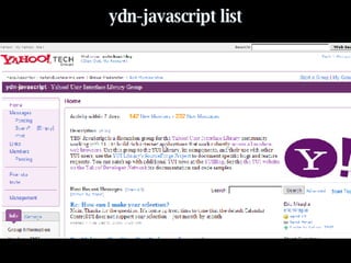 ydn-javascript list 