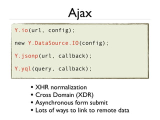 YUI 3 quick overview