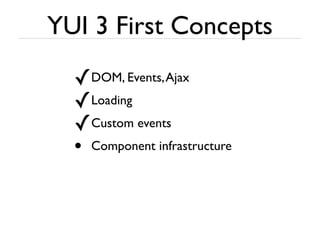 YUI 3 quick overview