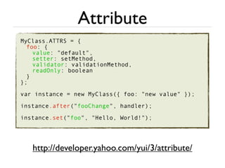YUI 3 quick overview