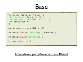 YUI 3 quick overview